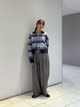 「KBF（ケイビーエフ）のアイテム（キャミソール）」を使った、Hinaさん（レディース・160cm）の秋コーディネート