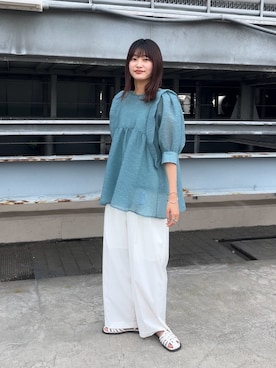 Hinaさん(レディース・160cm)の夏コーディネート