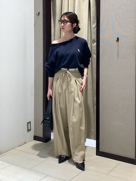 「アイテム（パンプス）」を使った、omochiさん（レディース・154cm）の冬コーディネート
