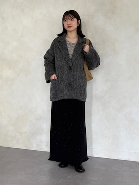 omochiさん（レディース・154cm）の冬コーディネート