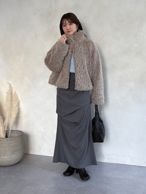 セール】MIXファースタンドブルゾン（ブルゾン）｜Thevon（ゼボン）の