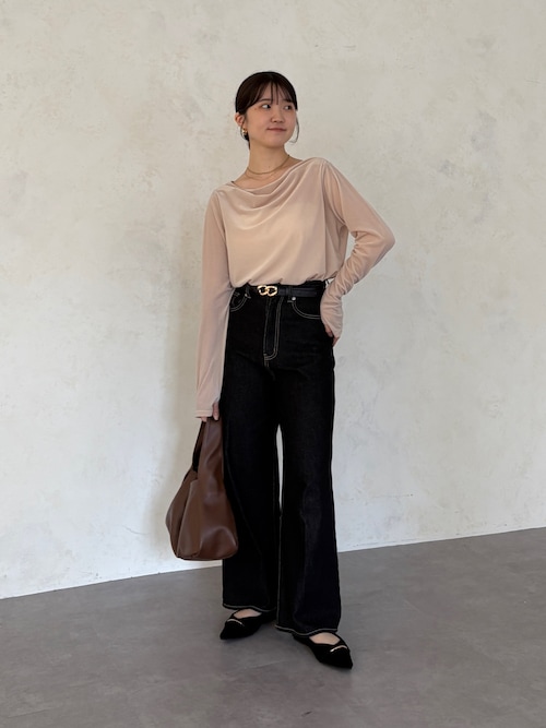 Yuna企画】ハイウエストストレートデニムパンツ（その他パンツ