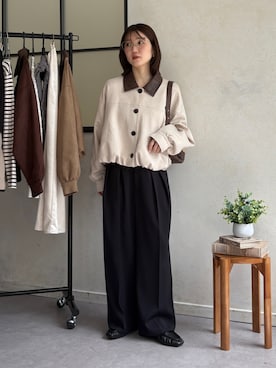 omochiさん（レディース・154cm）の秋コーディネート