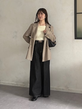 omochiさん（レディース・154cm）の冬コーディネート