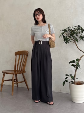 omochiさん（レディース・154cm）の夏コーディネート