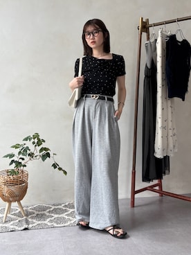 omochiさん（レディース・154cm）の夏コーディネート
