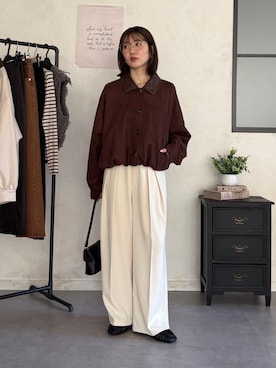 omochiさん（レディース・154cm）の秋コーディネート