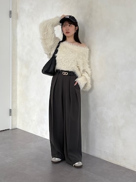 omochiさん（レディース・154cm）の冬コーディネート