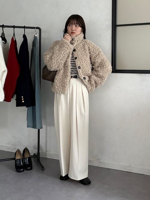 プードルファーミドルジャケット（ブルゾン）｜Thevon（ゼボン）の