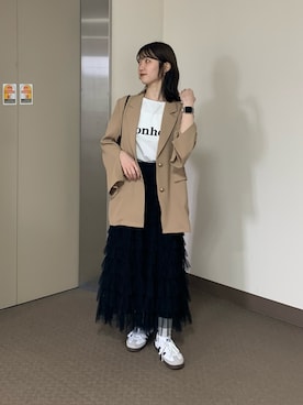 omochiさん（レディース・154cm）の春コーディネート