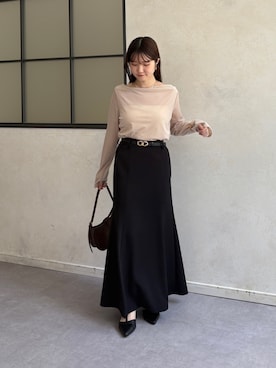 「アイテム（ファッション雑貨）」を使った、omochiさん（レディース・154cm）の夏コーディネート
