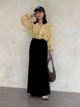 「Thevon（ゼボン）のアイテム」を使った、omochiさん（レディース・154cm）の春コーディネート