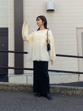 omochiさん（レディース・154cm）の冬コーディネート