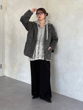 omochiさん（レディース・154cm）の冬コーディネート