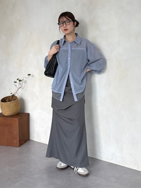 「Thevon（ゼボン）のアイテム」を使った、omochiさん（レディース・154cm）の春コーディネート