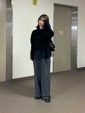 omochiさん（レディース・154cm）の冬コーディネート