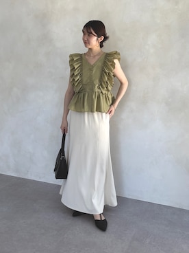 omochiさん（レディース・154cm）の春コーディネート