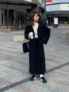 「パイピングコート」｜omochiさん（レディース・154cm）の秋コーディネート