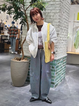 「CIAOPANIC TYPY（チャオパニックティピー）のアイテム（ブルゾン）」を使った、kimura_no_fukuさん（レディース・155cm）の春コーディネート