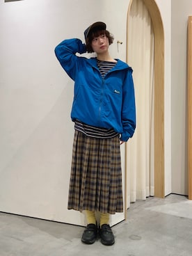 「アイテム（マウンテンパーカー）」を使った、kimura_no_fukuさん（レディース・155cm）の秋コーディネート