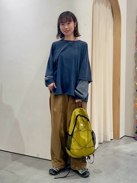「CIAOPANIC TYPY（チャオパニックティピー）のアイテム（トップス）」を使った、kimura_no_fukuさん（レディース・155cm）の秋コーディネート