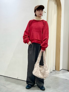 「アイテム（帽子）」を使った、kimura_no_fukuさん（レディース・155cm）の秋コーディネート