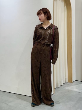「アイテム（サロペット/オーバーオール）」を使った、kimura_no_fukuさん（レディース・155cm）の秋コーディネート