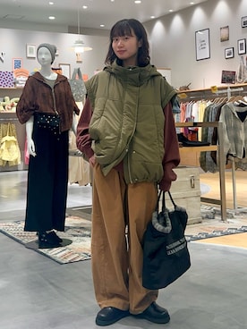 「CIAOPANIC TYPY（チャオパニックティピー）のアイテム（ブルゾン）」を使った、kimura_no_fukuさん（レディース・155cm）の秋コーディネート