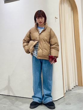 「アイテム（ヘアアクセサリー）」を使った、kimura_no_fukuさん（レディース・155cm）の冬コーディネート