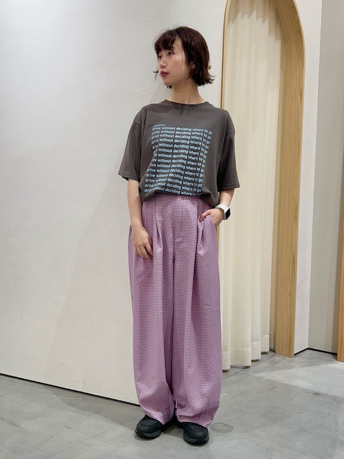 【UNISEX】【全12色展開】メッセージプリント半袖Tee
