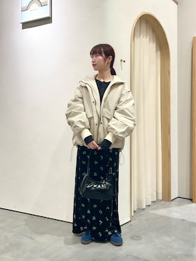 「CIAOPANIC TYPY（チャオパニックティピー）のアイテム（ブルゾン）」を使った、kimura_no_fukuさん（レディース・155cm）の冬コーディネート