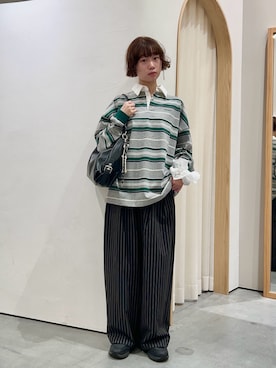 「アイテム（シュシュ）」を使った、kimura_no_fukuさん（レディース・155cm）の秋コーディネート