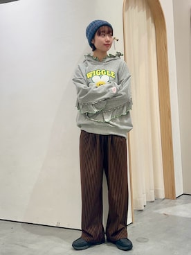 「アイテム（帽子）」を使った、kimura_no_fukuさん（レディース・155cm）の冬コーディネート