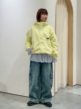 「アイテム（マウンテンパーカー）」を使った、kimura_no_fukuさん（レディース・155cm）の冬コーディネート