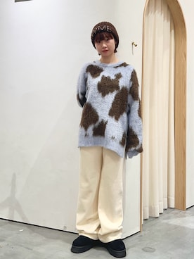 「アイテム（帽子）」を使った、kimura_no_fukuさん（レディース・155cm）の冬コーディネート