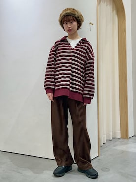 「ラガーシャツ」｜kimura_no_fukuさん（レディース・155cm）の秋コーディネート