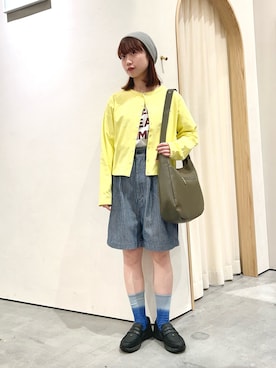 「ストライプパンツ」｜kimura_no_fukuさん（レディース・155cm）の夏コーディネート