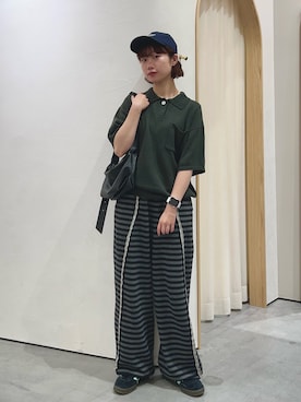 「スウェットコーデ」｜「アイテム（帽子）」を使った、kimura_no_fukuさん（レディース・155cm）の秋コーディネート
