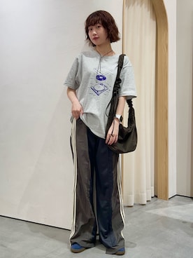 「アイテム（スウェットパンツ）」を使った、kimura_no_fukuさん（レディース・155cm）の夏コーディネート