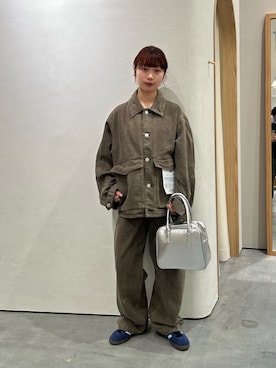 「ai no de（アイノデ）のアイテム（デニムジャケット）」を使った、kimura_no_fukuさん（レディース・155cm）の夏コーディネート