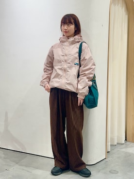 「アイテム（マウンテンパーカー）」を使った、kimura_no_fukuさん（レディース・155cm）の冬コーディネート