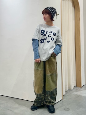 etsinta／エシンタ】リメイク切り替えミリタリーパンツを使った人気