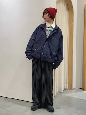 「GEVACO（ゲバコ）のアイテム（Tシャツ/カットソー）」を使った、kimura_no_fukuさん（レディース・155cm）の秋コーディネート