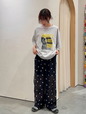 「CIAOPANIC TYPY（チャオパニックティピー）のアイテム（トップス）」を使った、kimura_no_fukuさん（レディース・155cm）の夏コーディネート