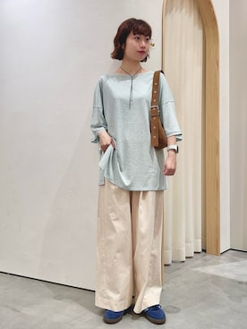 「アイテム（トートバッグ）」を使った、kimura_no_fukuさん（レディース・155cm）の夏コーディネート