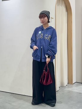 「アイテム（帽子）」を使った、kimura_no_fukuさん（レディース・155cm）の秋コーディネート