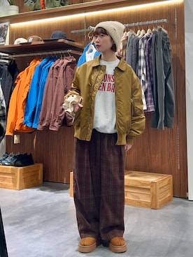 「アイテム（シュシュ）」を使った、kimura_no_fukuさん（レディース・155cm）の冬コーディネート