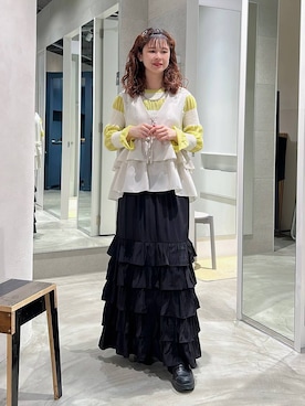 理咲さん(レディース・164cm)の春コーディネート