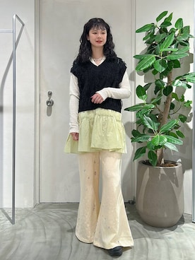 理咲さん(レディース・164cm)の春コーディネート