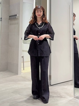 理咲さん（レディース・164cm）の夏コーディネート